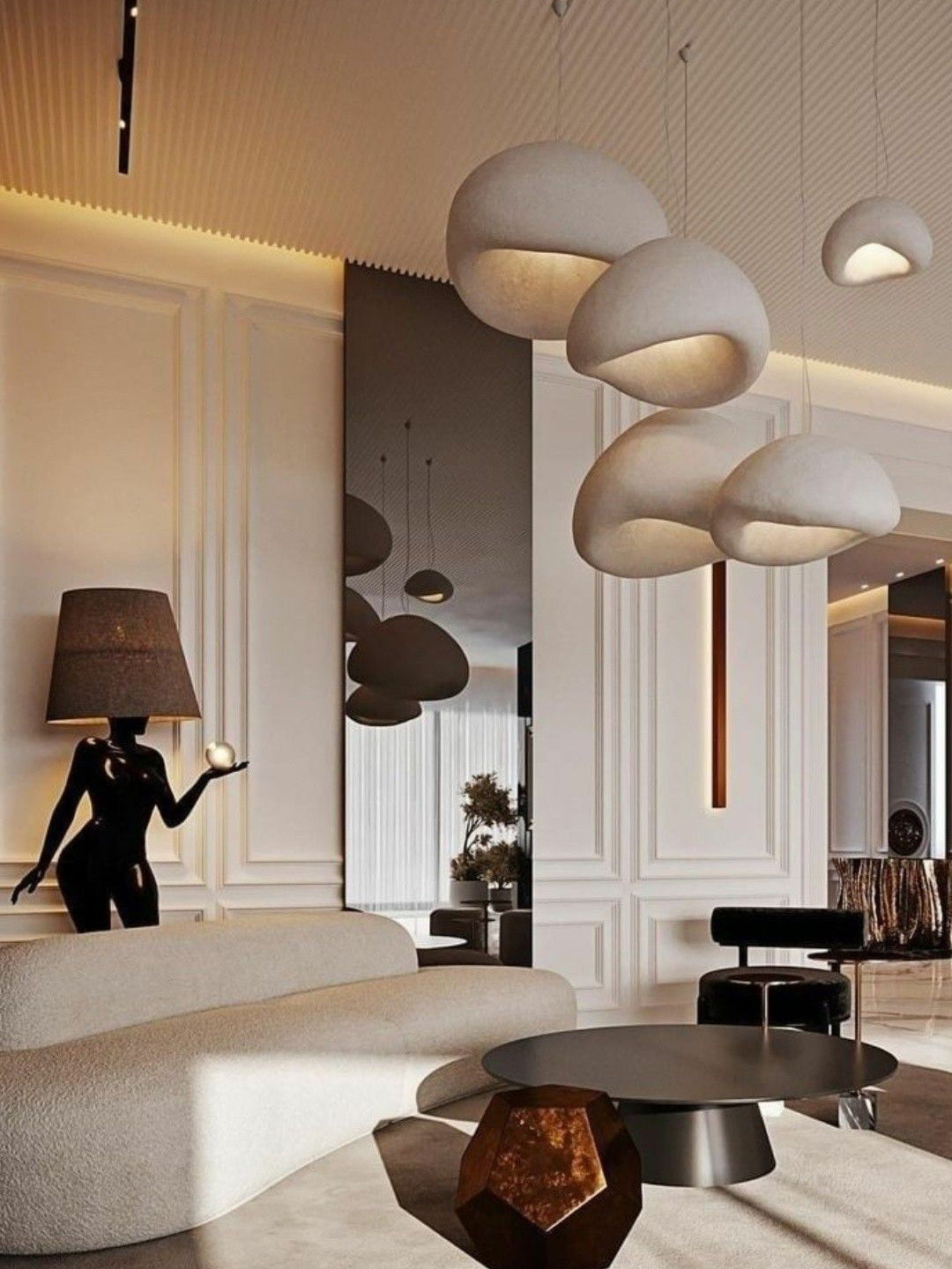 Cirarelle Chandelier Rough Combination Wabi-Sabi