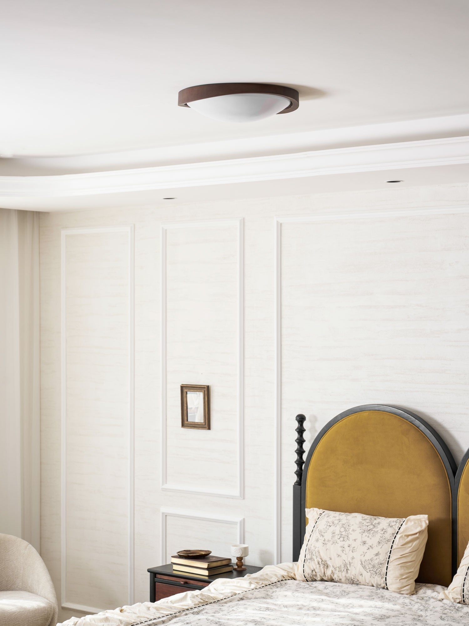 Fairborne Curved Edge Flush Mount Ceiling Light