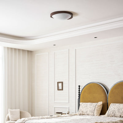 Fairborne Curved Edge Flush Mount Ceiling Light