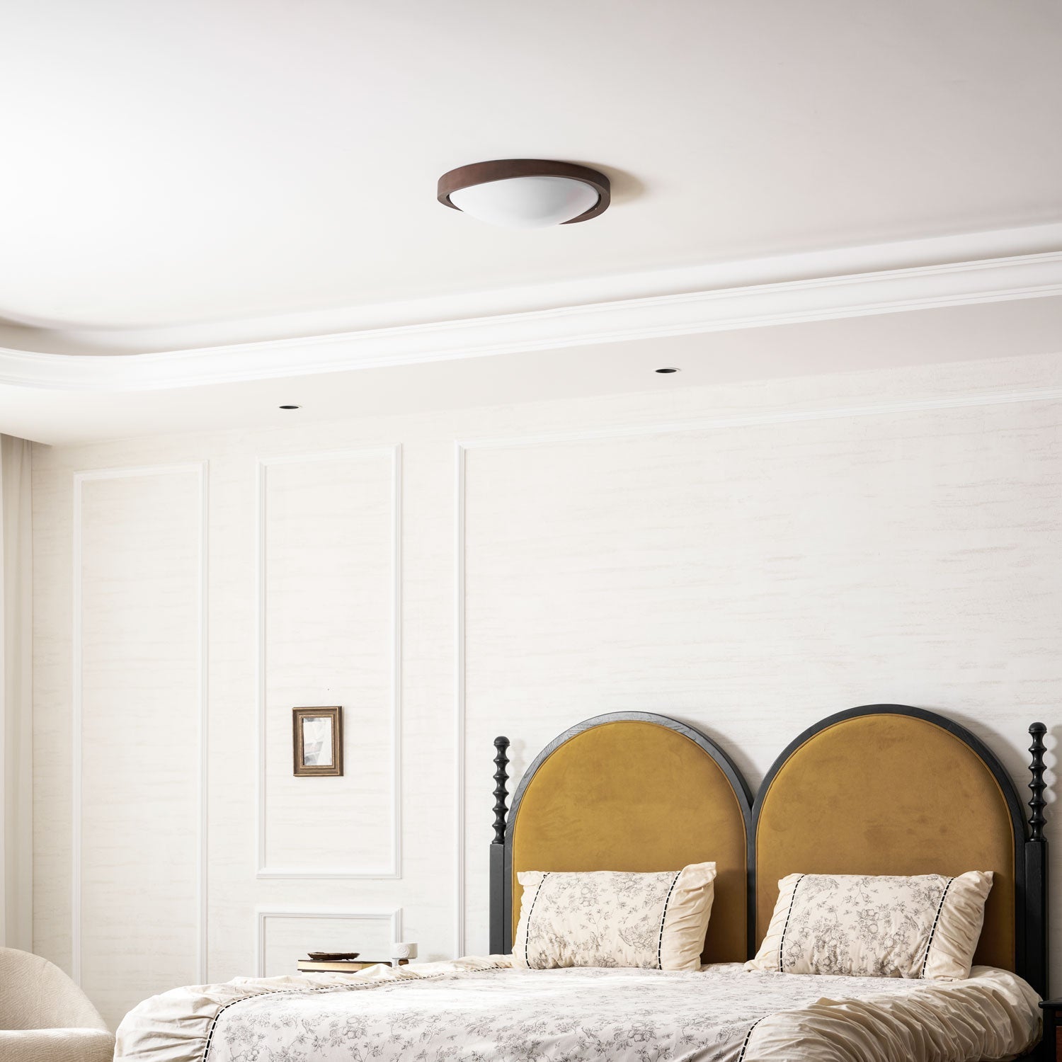 Fairborne Curved Edge Flush Mount Ceiling Light