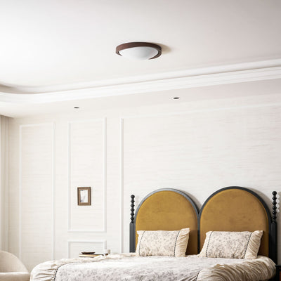Fairborne Curved Edge Flush Mount Ceiling Light