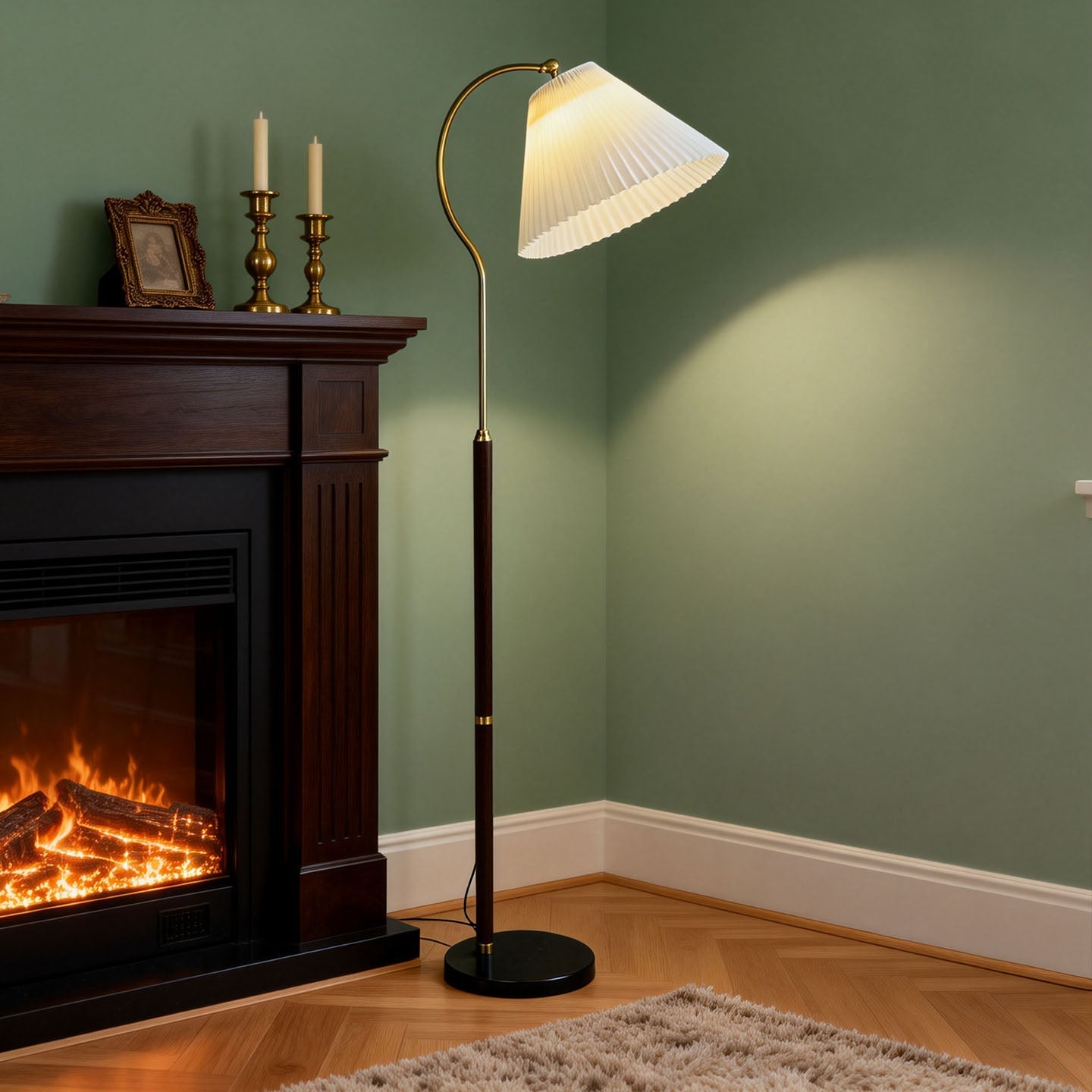 Viraalina Gooseneck Floor Lamp