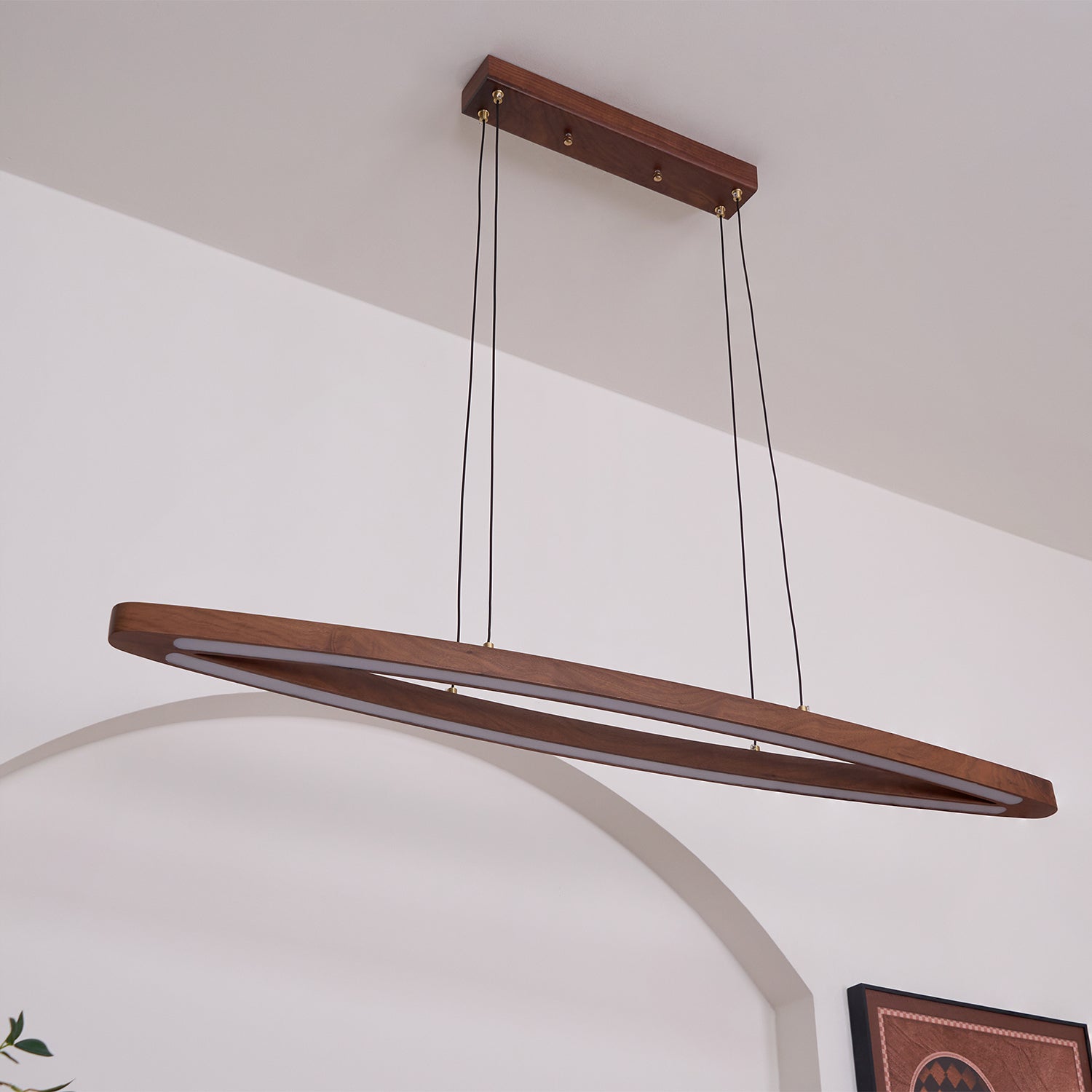 Hylan Wood Minimalist Pendant Lamp