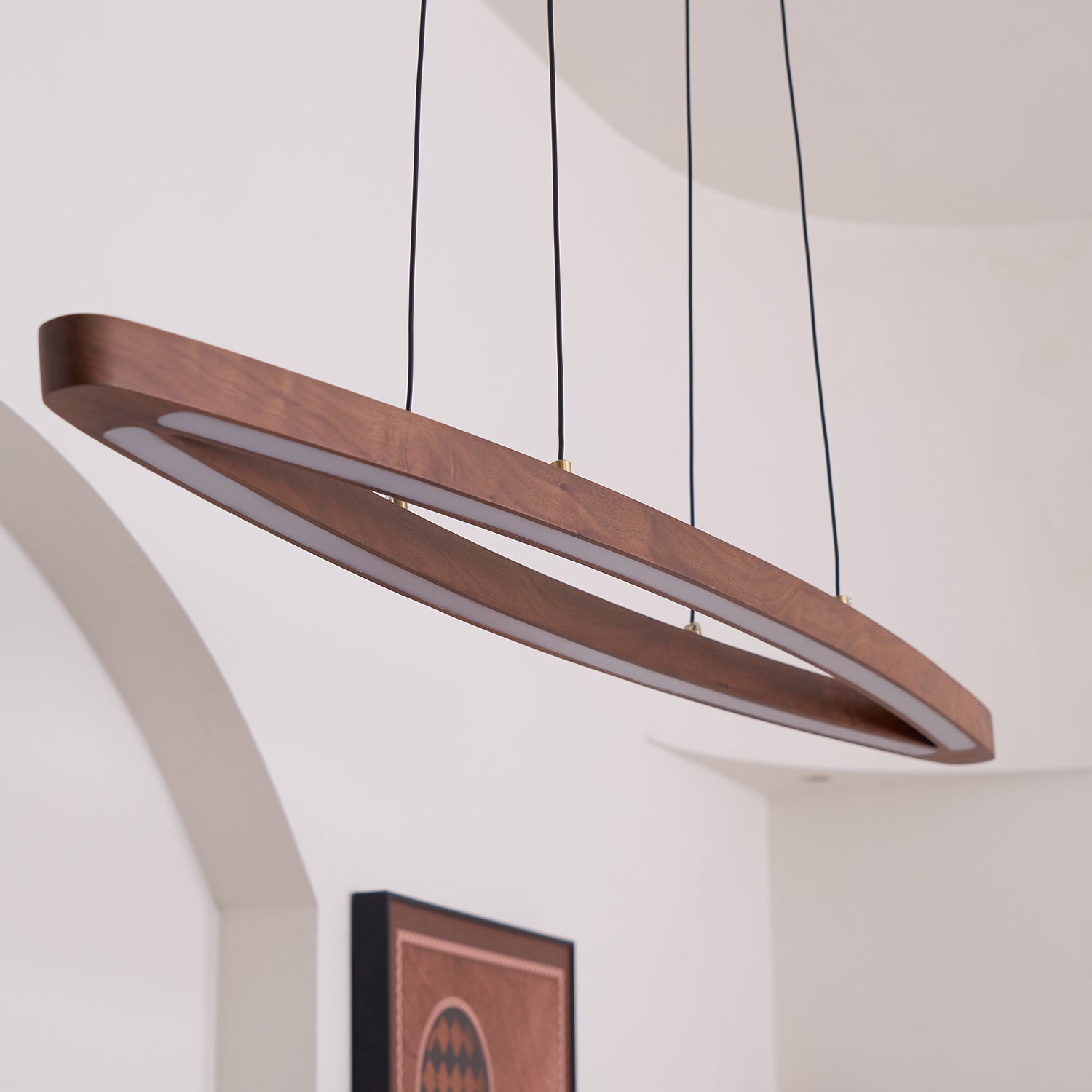 Hylan Wood Minimalist Pendant Lamp