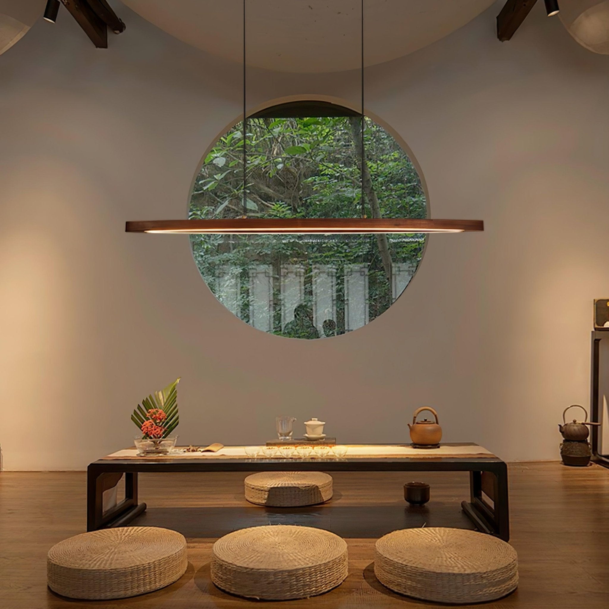 Hylan Wood Minimalist Pendant Lamp
