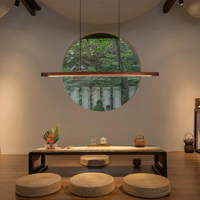 Hylan Wood Minimalist Pendant Lamp