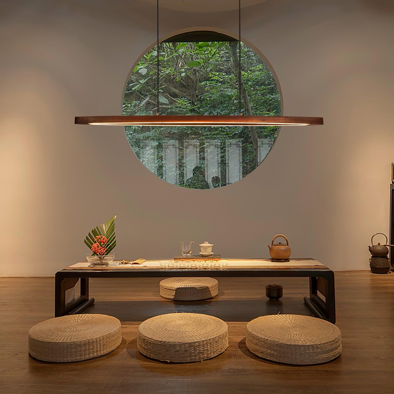 Hylan Wood Minimalist Pendant Lamp