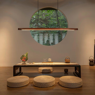 Hylan Wood Minimalist Pendant Lamp