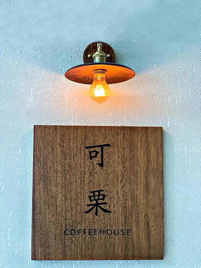 Auroelia Brass Rustic Wall Lamp