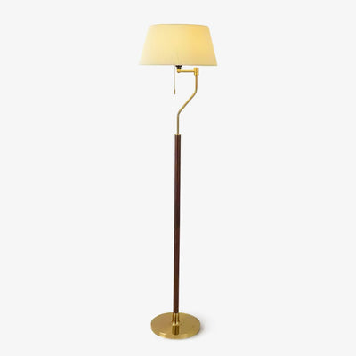 Elverine Walnut Whisper Floor Lamp