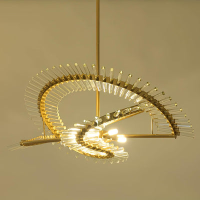 Velaine Glass Chandelier Light