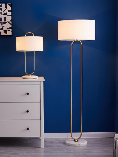 Ripj Marble Fabric Table Lamp
