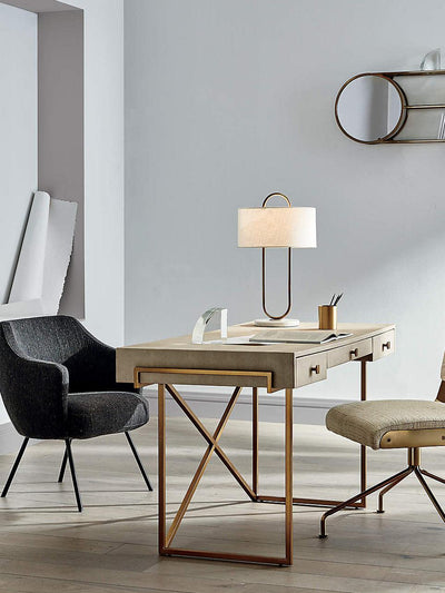 Ripj Marble Fabric Table Lamp