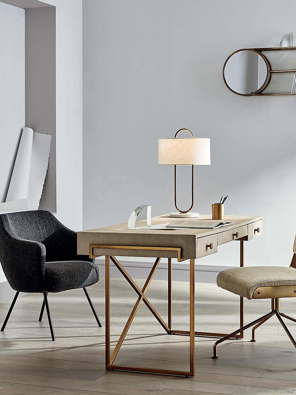 Ripj Marble Fabric Table Lamp