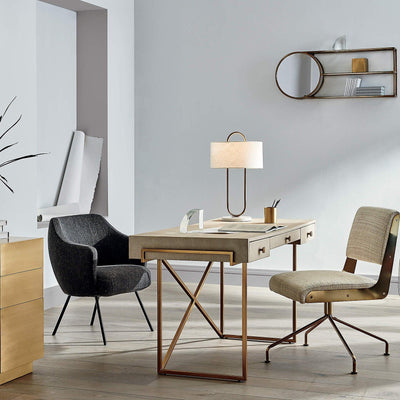 Ripj Marble Fabric Table Lamp