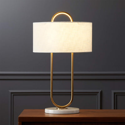 Ripj Marble Fabric Table Lamp