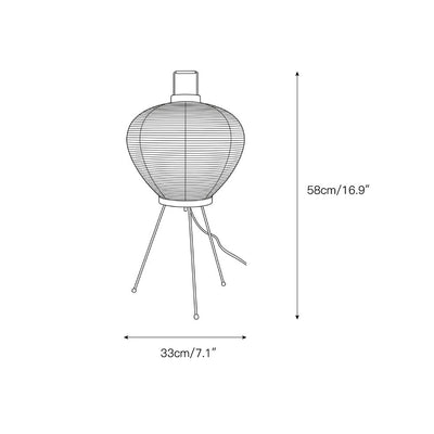 Washi Trio Table Lamp