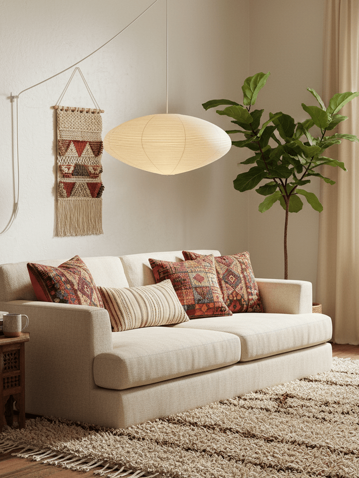 Hawcourt Washi Paper 15A Pendant Light