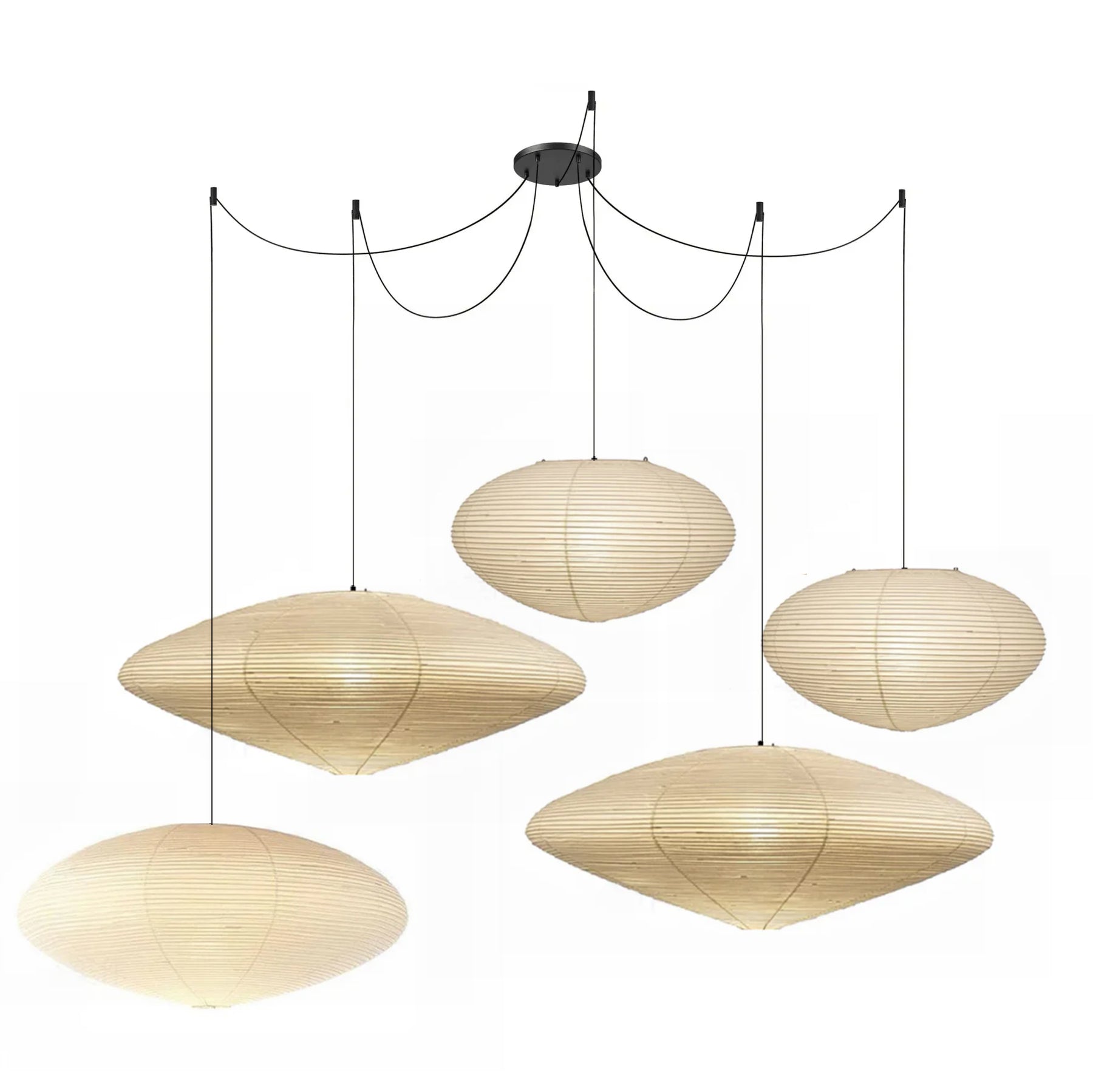 Nerastead Washi Paper 15A 21A 26A Pendant Light