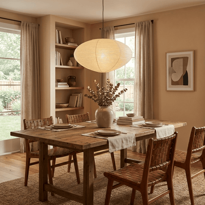 Nerastead Washi Paper 15A 21A 26A Pendant Light