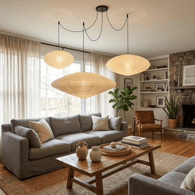 Nerastead Washi Paper 15A 21A 26A Pendant Light