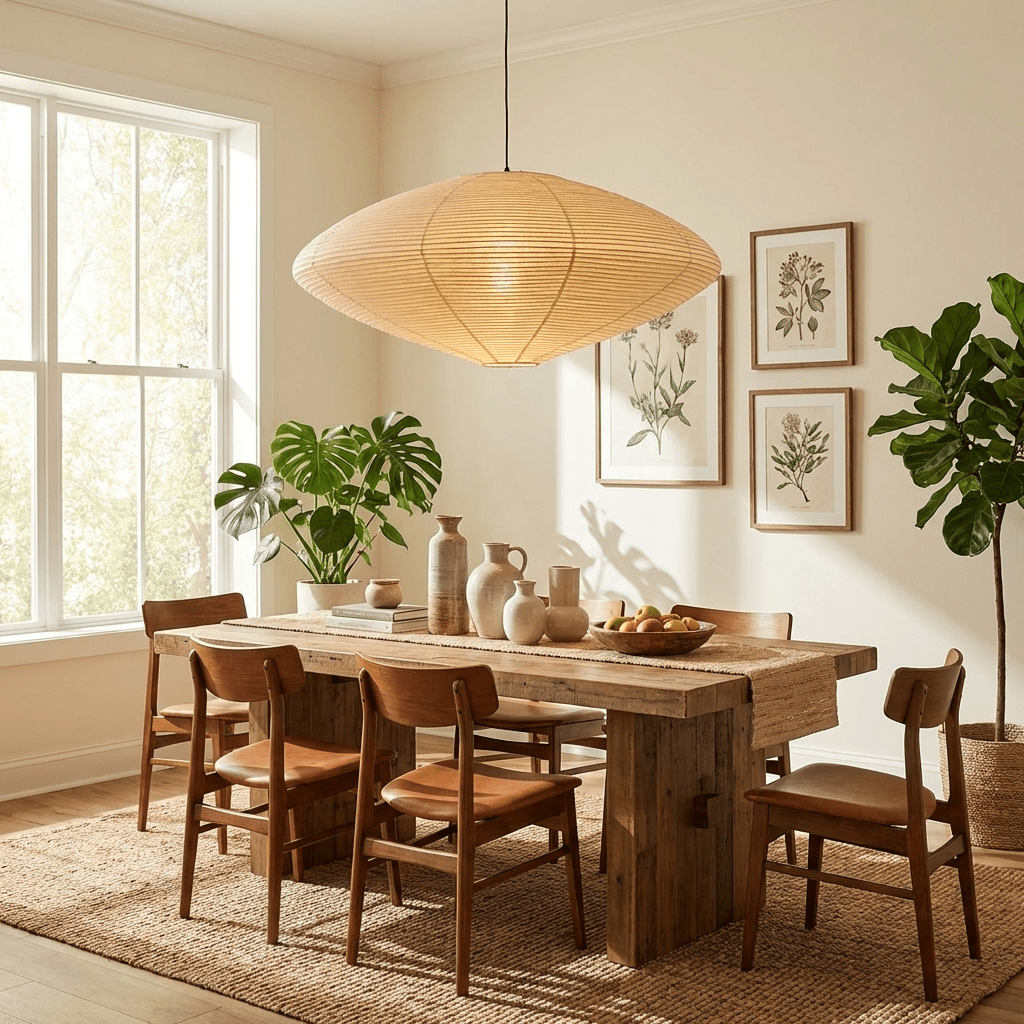 Nerastead Washi Paper 15A 21A 26A Pendant Light