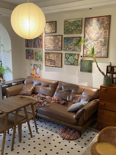 Lunerelle Pendant Lamp Paper for Living Room