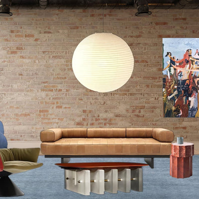 Lunerelle Pendant Lamp Paper for Living Room
