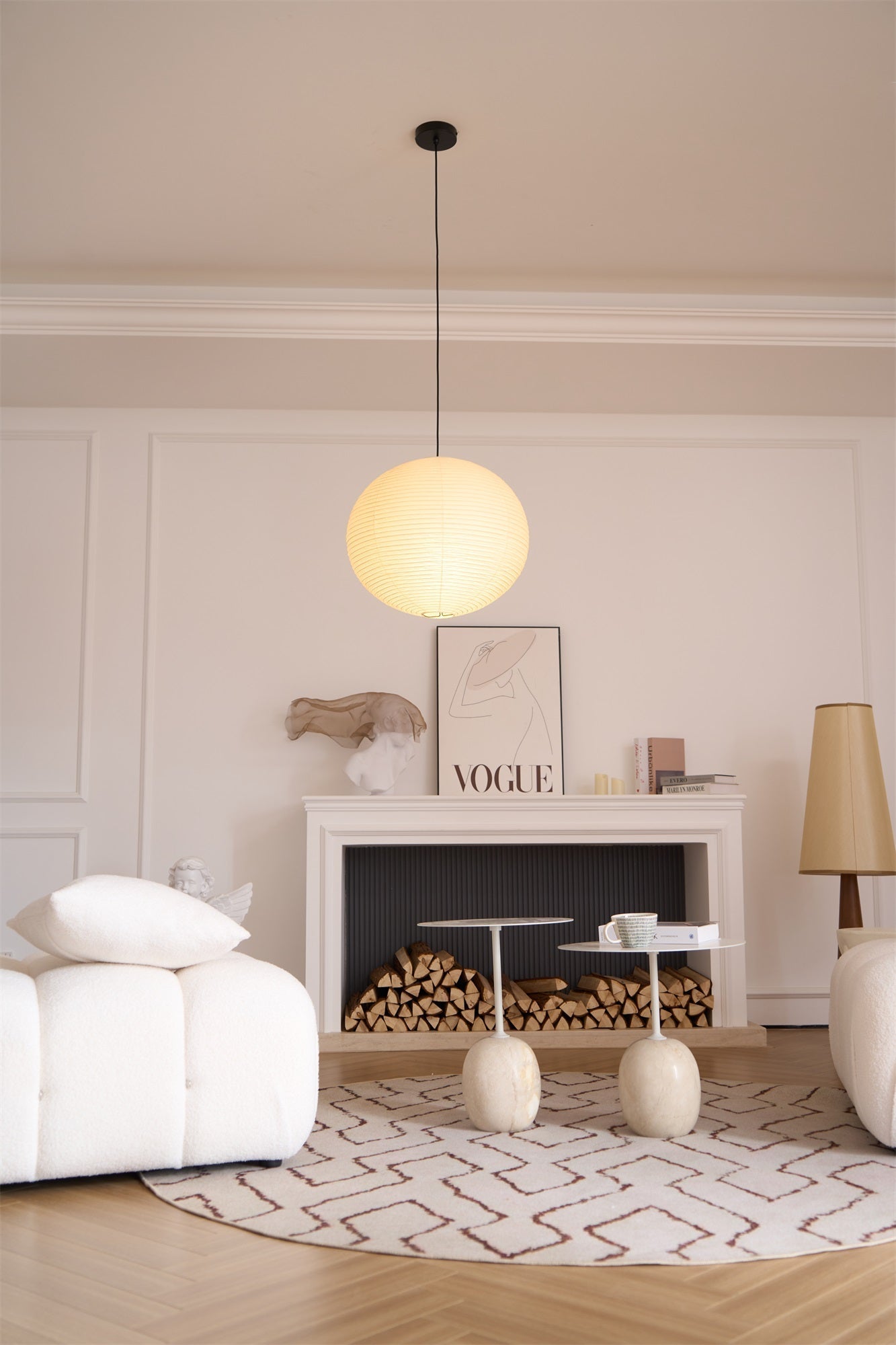 Lunerelle Pendant Lamp Paper for Living Room