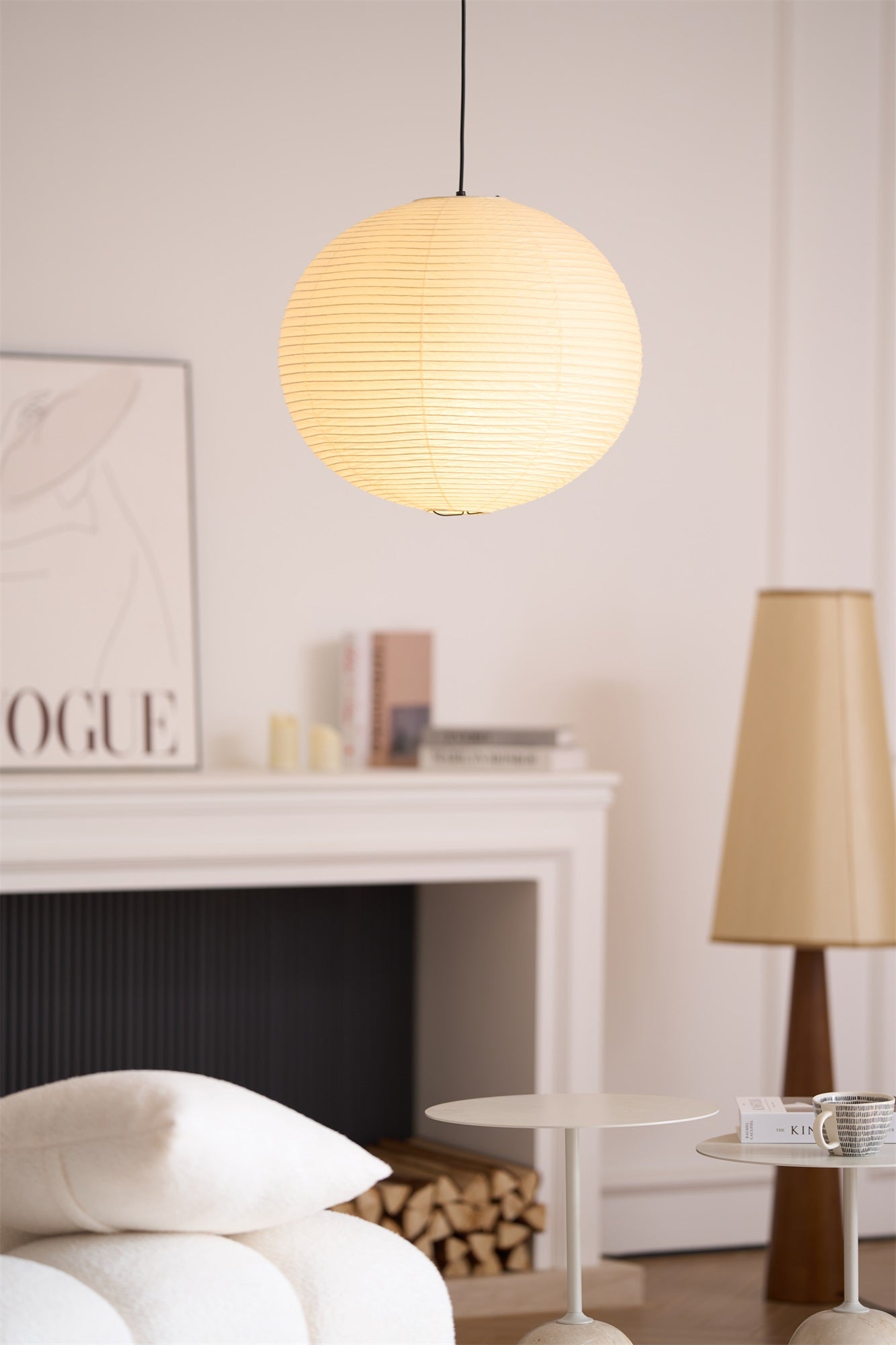 Lunerelle Pendant Lamp Paper for Living Room