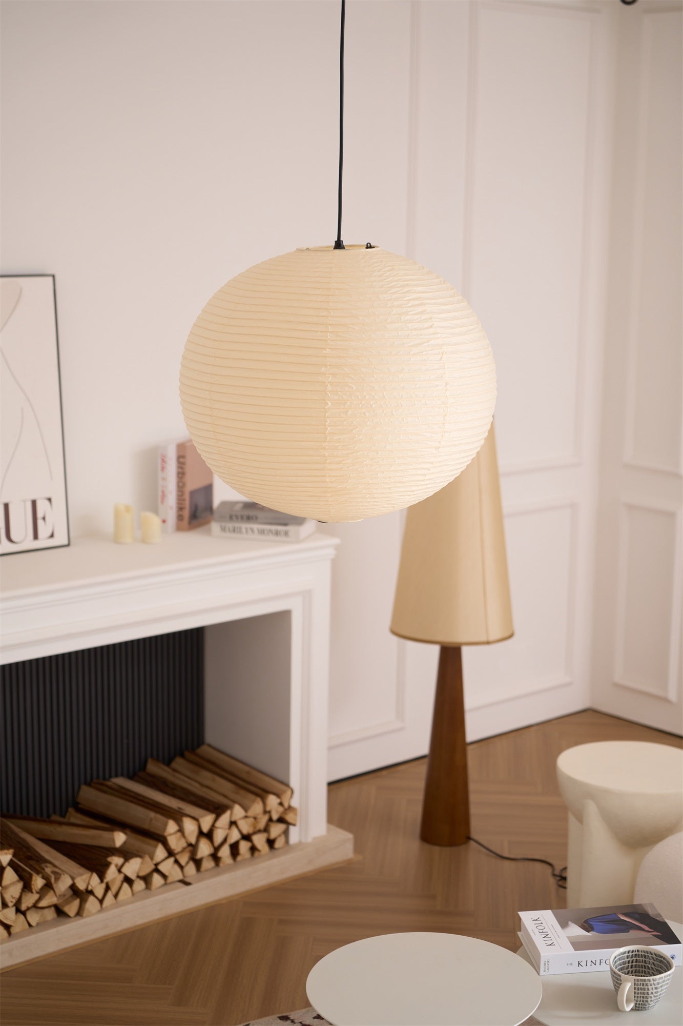 Lunerelle Pendant Lamp Paper for Living Room