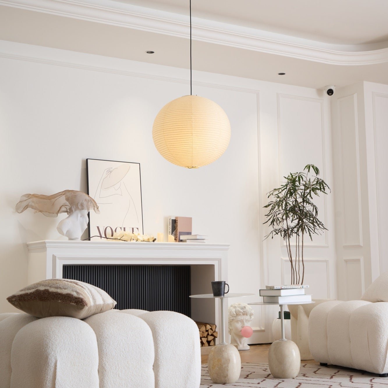 Lunerelle Pendant Lamp Paper for Living Room