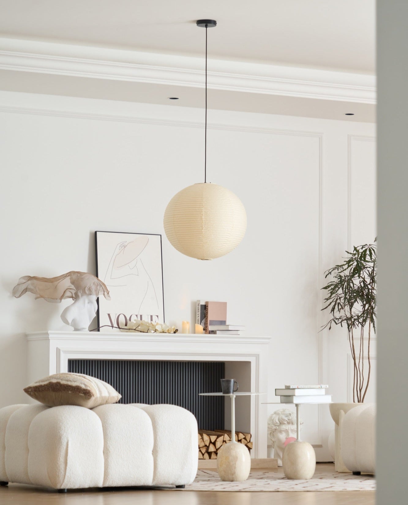 Lunerelle Pendant Lamp Paper for Living Room
