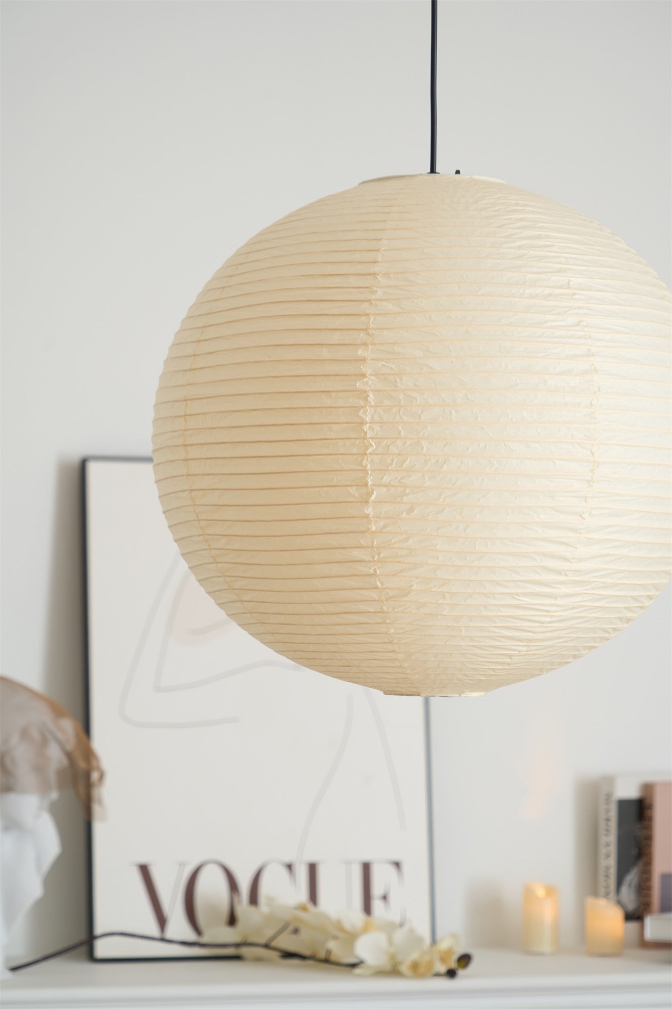 Lunerelle Pendant Lamp Paper for Living Room