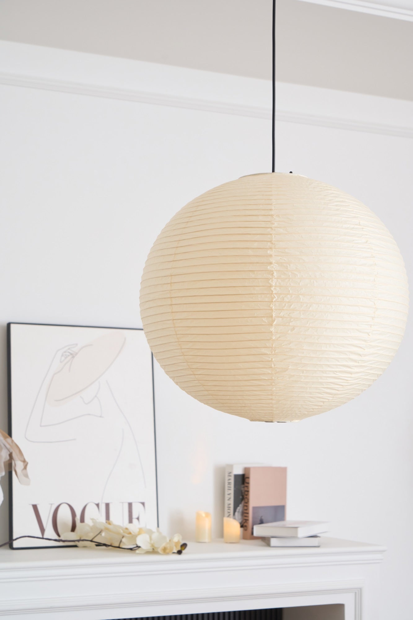 Lunerelle Pendant Lamp Paper for Living Room