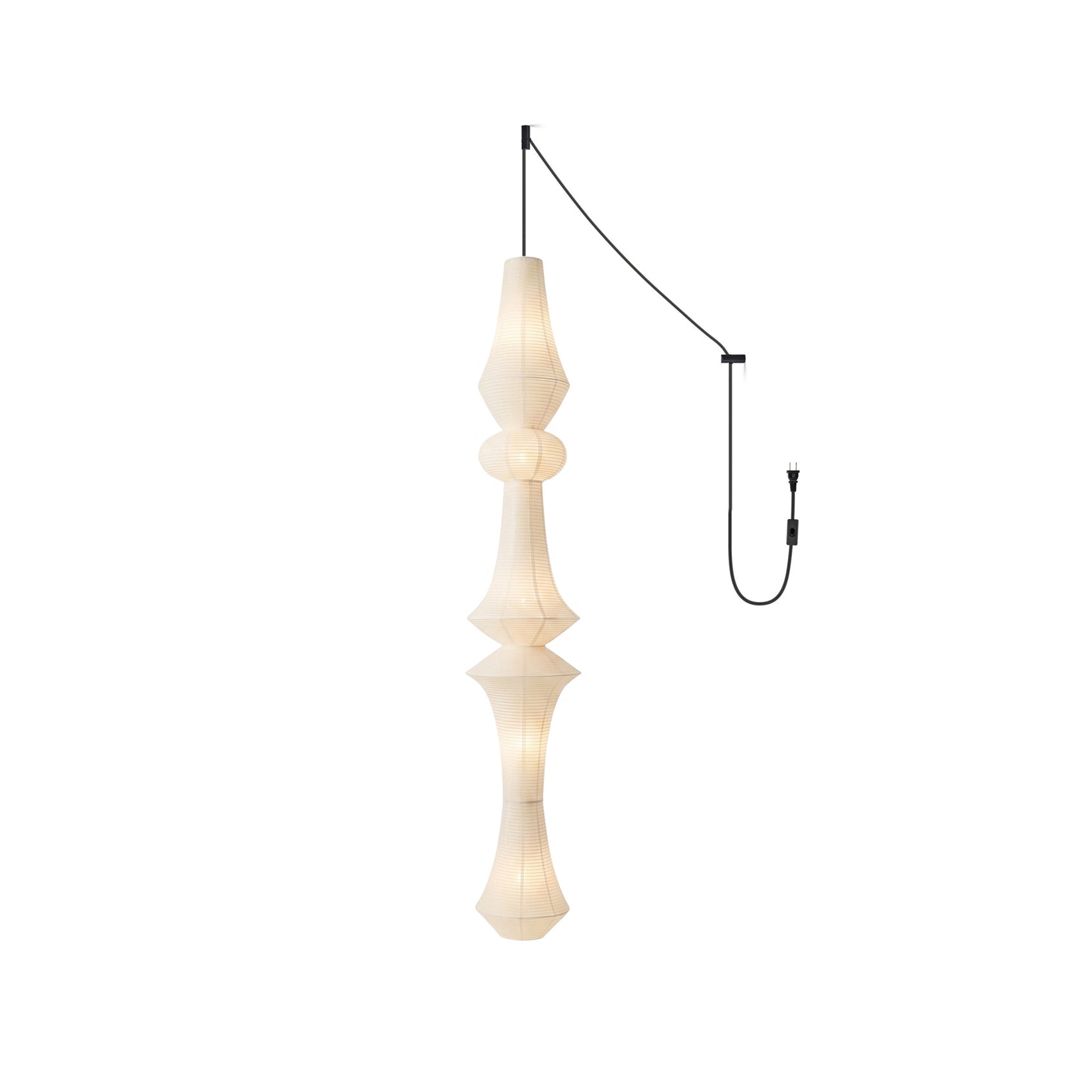 Soreneria Paper E Pendant Swag Lights