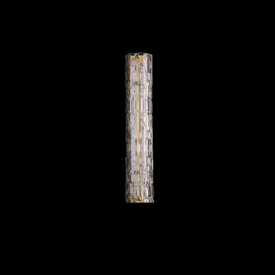 Lumix Brass Glass Glam Wall Lamp - Neutral Decor