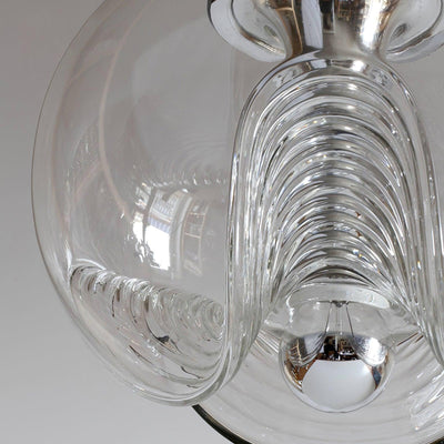 Willa Pendant Lamp Glass Wave Mid Century Vintage