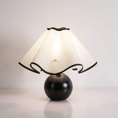 Kalion Wood Fabric Table Lamp