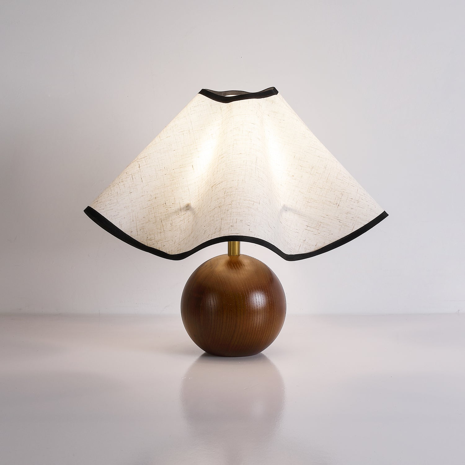 Kalion Wood Fabric Table Lamp