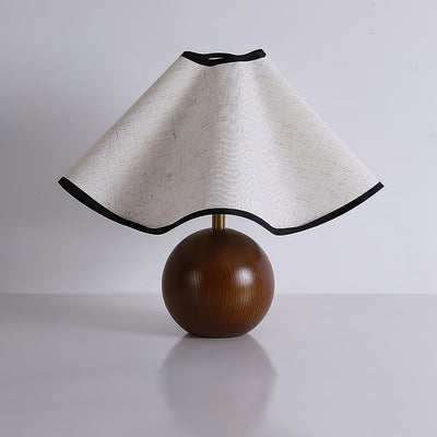 Kalion Wood Fabric Table Lamp