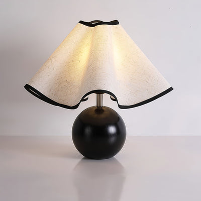 Kalion Wood Fabric Table Lamp