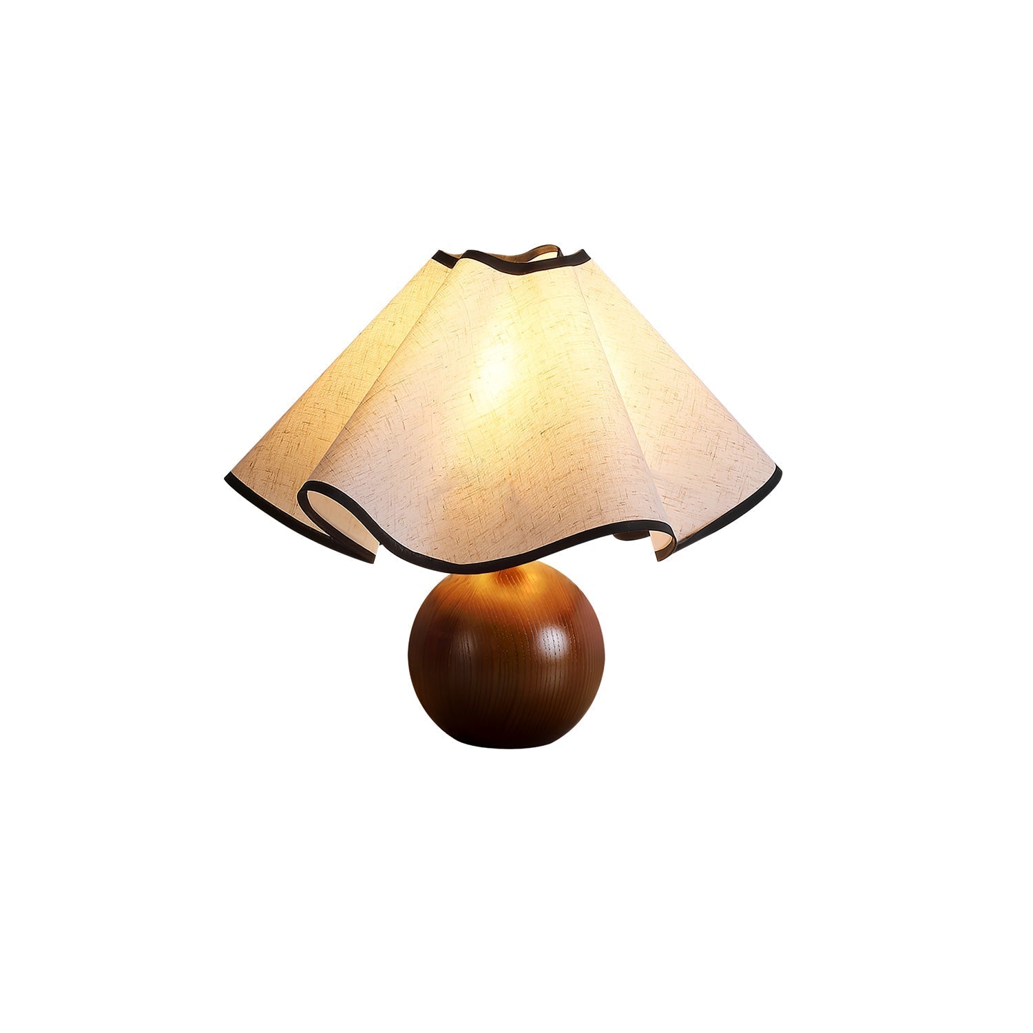 Kalion Wood Fabric Table Lamp