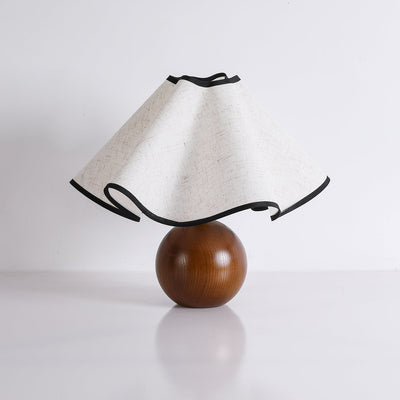 Kalion Wood Fabric Table Lamp