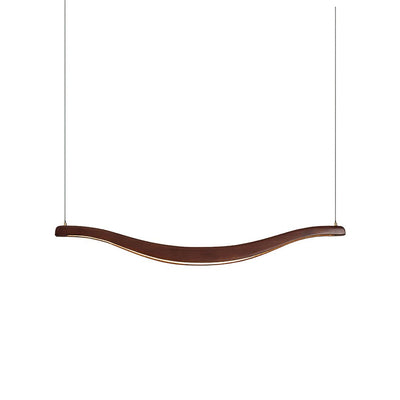 Elvuaria Chandelier Wood Waveform Elegant