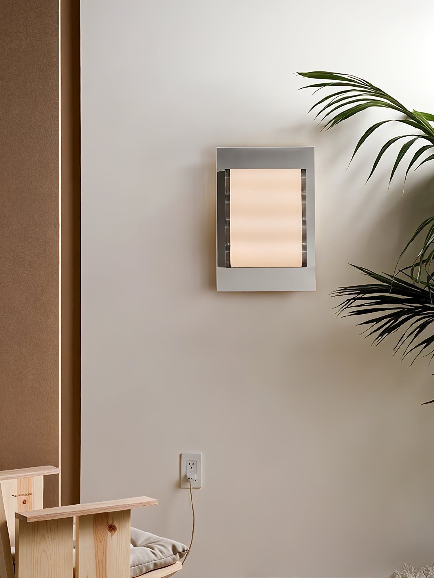 Wave Contemporary Fabric Wall lamp