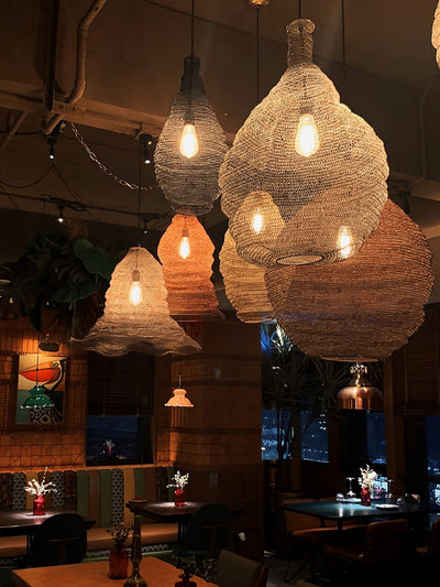 Vae Industrial Wire Pendant Lamps
