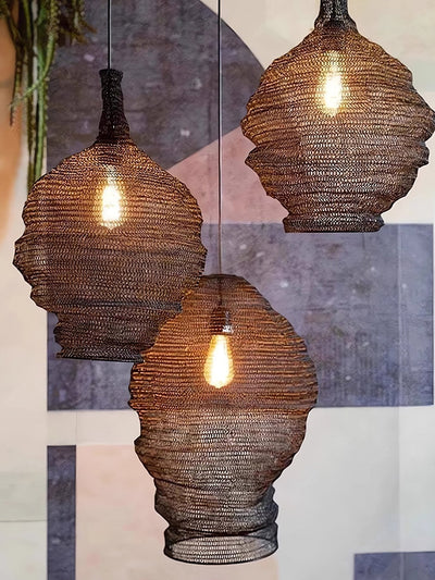Vae Industrial Wire Pendant Lamps