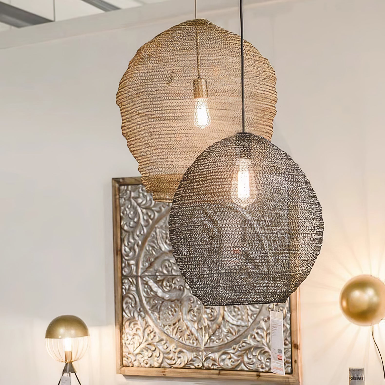 Vae Industrial Wire Pendant Lamps