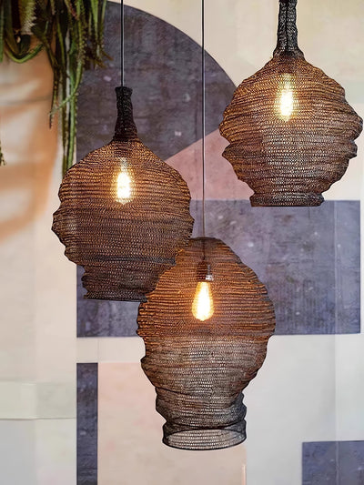 Vae Industrial Wire Pendant Lamps